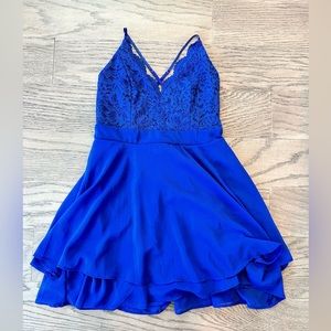 blue windsor dress